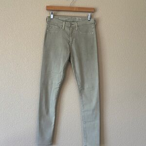 Adriano Goldschmied Sage Green Farrah Ankle Seamless Pants